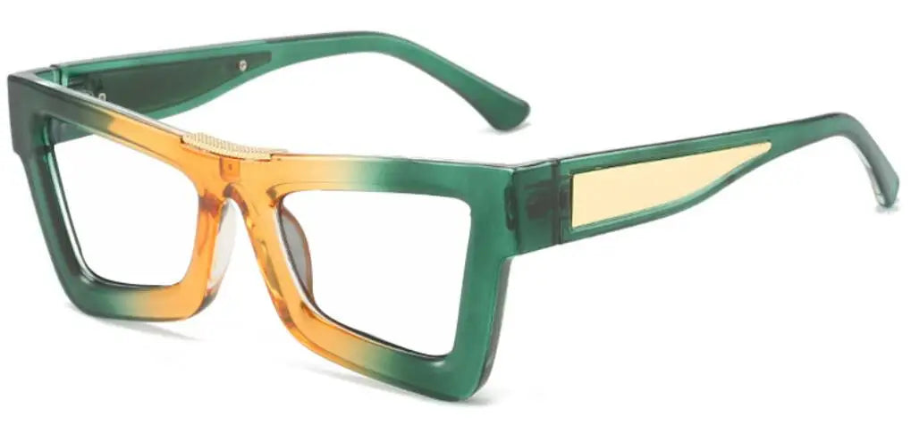Fashion Personality Colorful Cat Eye Reading Glasses Women Men Luxury Big Frame Anti Blue Light Glasses Presbyopia Eyeglasses