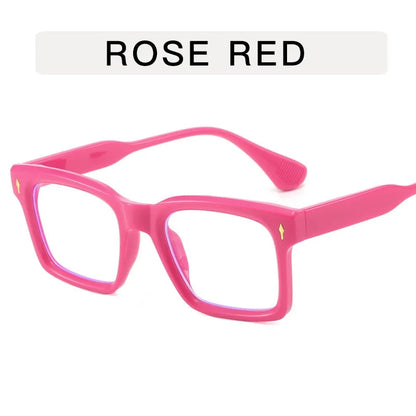 Eyeglass Frames Square Blue Light Blocking Reading Glasses Men High Quality Eyeglasses Man Eyewear