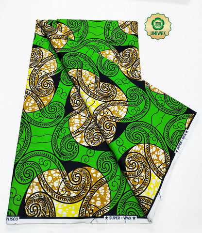 2025 Newest Veritable Original Super-W Guaranteed Dutch Hollandais Pagne Real Wax Print Fabric African Dress 100% Cotton 6 yard