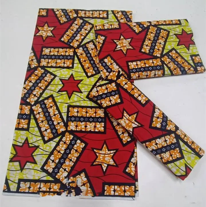 Grand Super Original African Wax Fabric High Quality Nigerian Print Ankara Fabric For Sewing 6 Yard Women Dress 100% Cotton