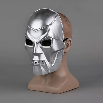 Doctor Doom Victor von Doom Cosplay Mask Adult Unisex Plastic Helmet, Halloween Carnival Roleplay Costume Accessory