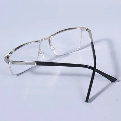 Double Color Oversize Frame Reading Glasses For Men And Women Anti blue Light High Quality Square Presbyopia Glasses+175