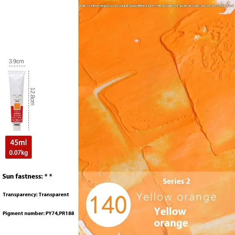 Winsor & Newton 45ML Oil Paint,Colorful Professionals Artist Drawing Tools for Canvas Wood,Crafts,Paper Art Stationery Supplies