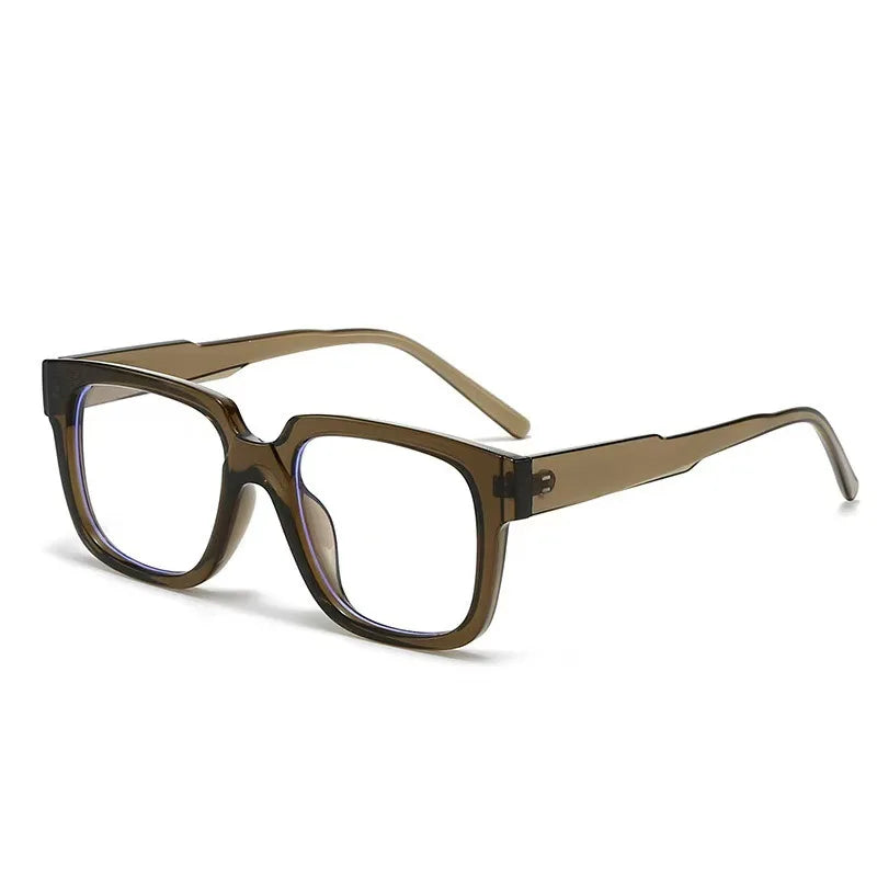 New Simple Spectacles Frame Men Women Ultralight Square Frame Anti Blue Light Transparent Lens Optical Eyeglasses