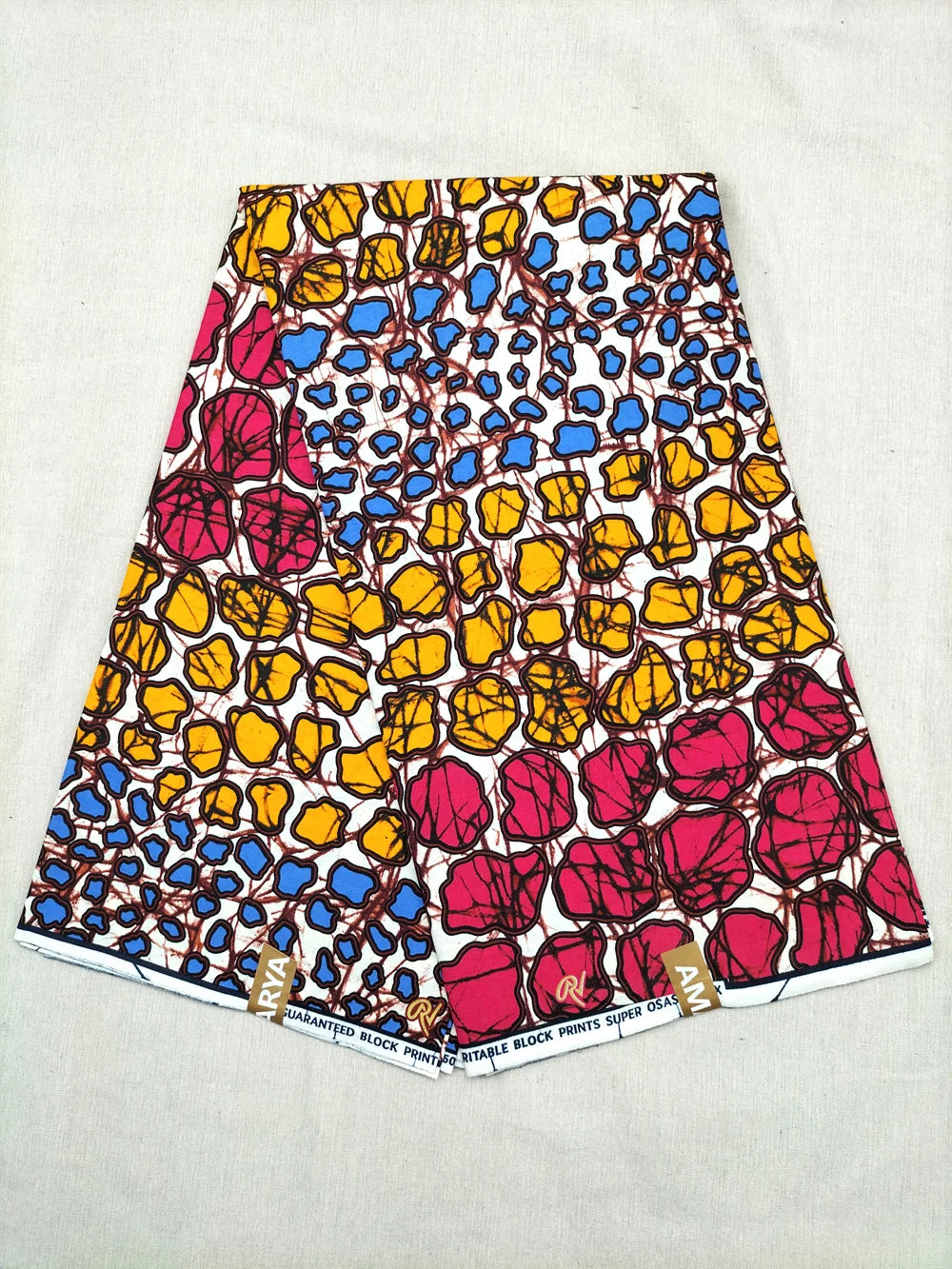 Ankara Fabric African Real Wax Print Fabric 100% Cotton High Quality 6 Yards African Fabric for Party Dress Nigeria