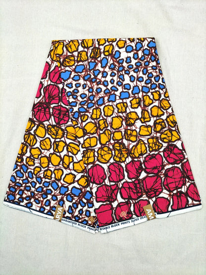 Ankara Fabric African Real Wax Print Fabric 100% Cotton High Quality 6 Yards African Fabric for Party Dress Nigeria
