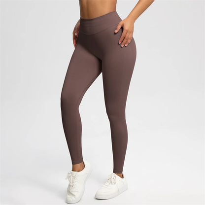 2025 Bum Shaping Leggings Impact Women Seamless Sports Yoga Pants Low Ribbed Band Gym clothes Fitness Workout Scrunch Butt Tight