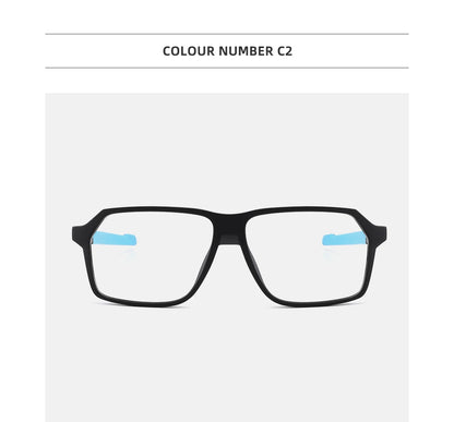 Men Sports Glasses Square Blue Light Myopia Prescription Eyeglasses Reading TR90 Trendy Photochromic Lens Mtb Bicycle Eyewear +1