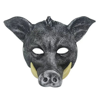 Pig Mask Comfortable Animal Wild Boar Mask for Men LARP Event Women Masquerade Carnival Costume Stage Easter Party Props