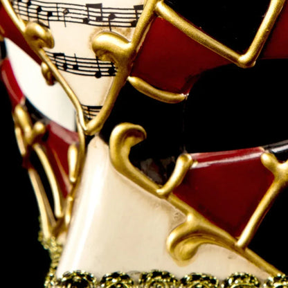 Retro Lace Edge Venetian Half Face Mask Funny Style for Halloween Celebrations Perfect Costume Prop for Masquerade Evening Party