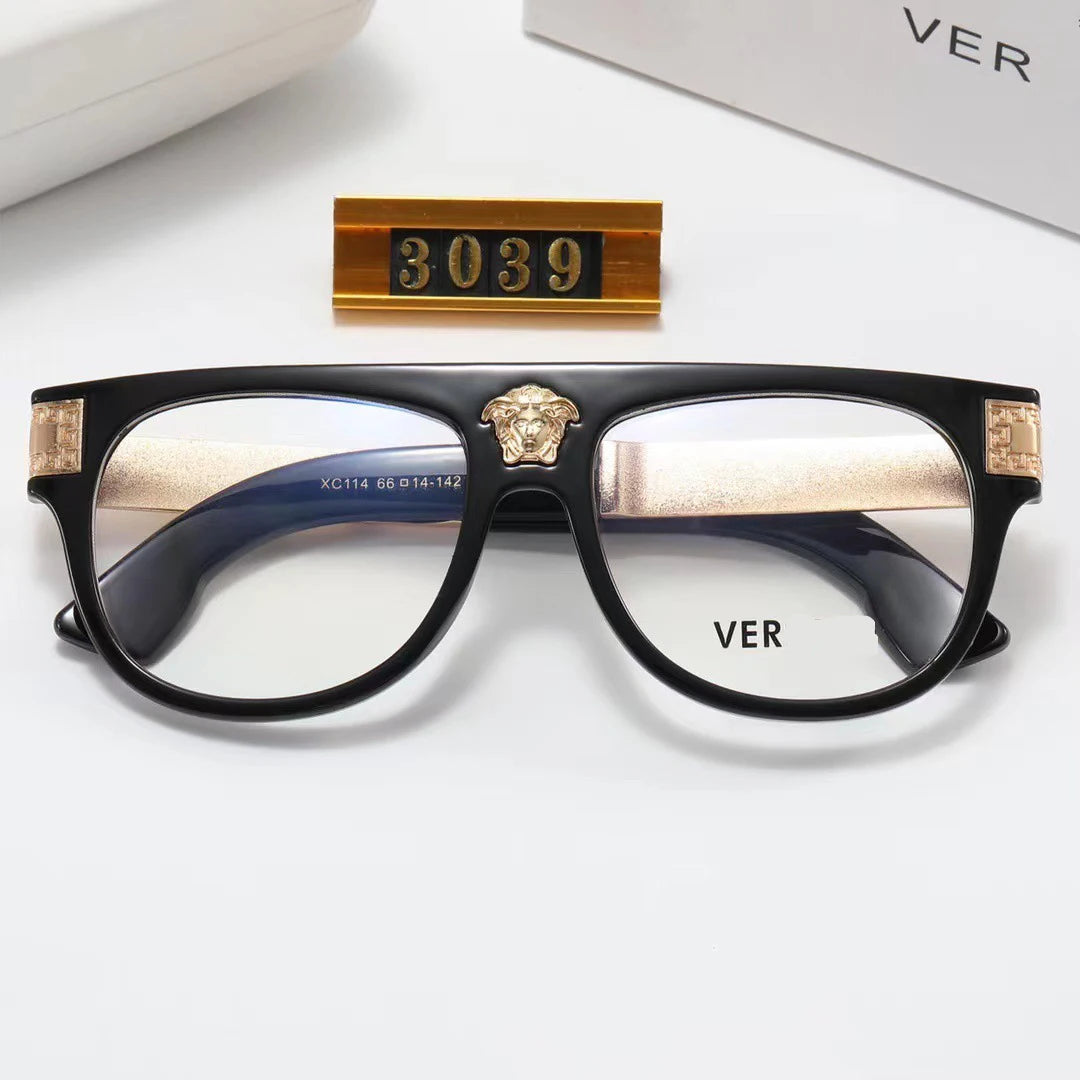 Fashionable Business Square Anti-Blue Light Glasses Personalized Light Luxury Brand Glasses Frame Support Optical Customization