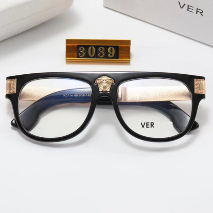 Fashionable Business Square Anti-Blue Light Glasses Personalized Light Luxury Brand Glasses Frame Support Optical Customization