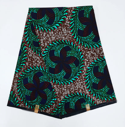 2025 Newest Ankara Real Wax Fabric Guaranteed Veritable African Wax Print Pagne Fabric 100% Cotton 6 Yards Ghana Style Dresses