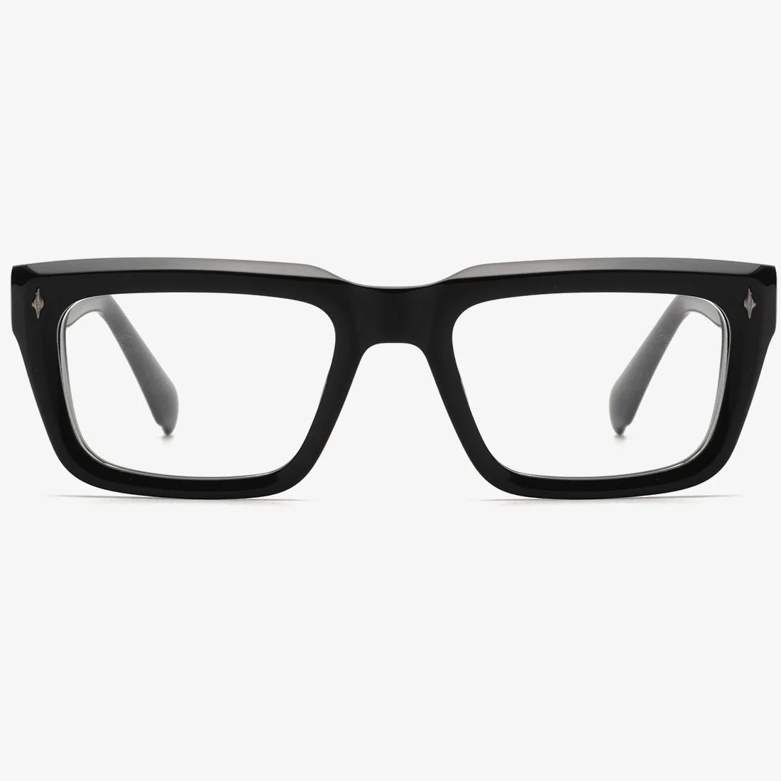 Fashion Thick Frame Acetate Glasses Men Vintage Square Myopia Prescription Eyeglasses Frame Reading Glasses Luxury Brand Eyewear