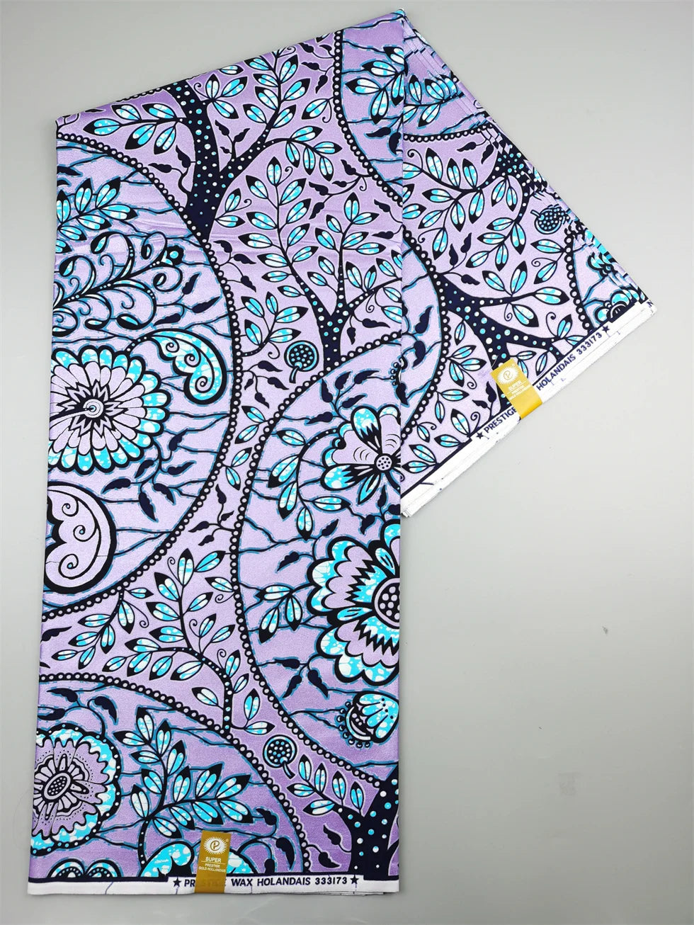 Newest Grand African Wax Glitter Glam Fabric 100% Cotton Ankara Batik Material Pagne Wax Gold Print Sewing Party Dress