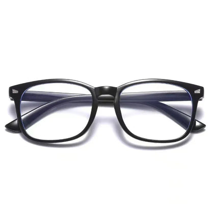 2PCS Vintage Computer Glasses Frame Men Square Optical Spectacles Eyeglasses Anti Blue Light Blocking Gaming Eyewear