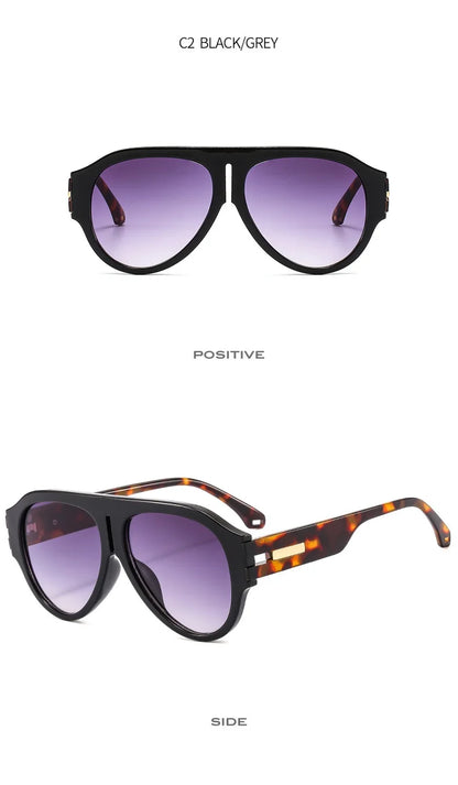 New Square Sunglasses Women Vintage Big Frame Shades Men Trending Design Luxury Sun Glasses UV400 Oversized Eyewear Gafas Oculos