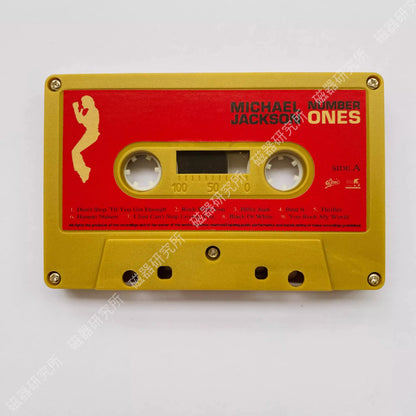 King of Pop MJ Michael Jackson Music Tape Number Ones Album Rock With You Cassettes Cosplay Recorder Walkman Car Soundtrakcs Box