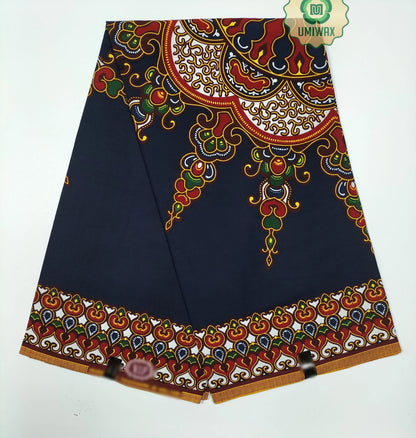 Dutch african Nigiar wax 100% Cotton Real Wax Pagne foVeritable Hollandais Dutch print High Quality fabric cloth 6yards