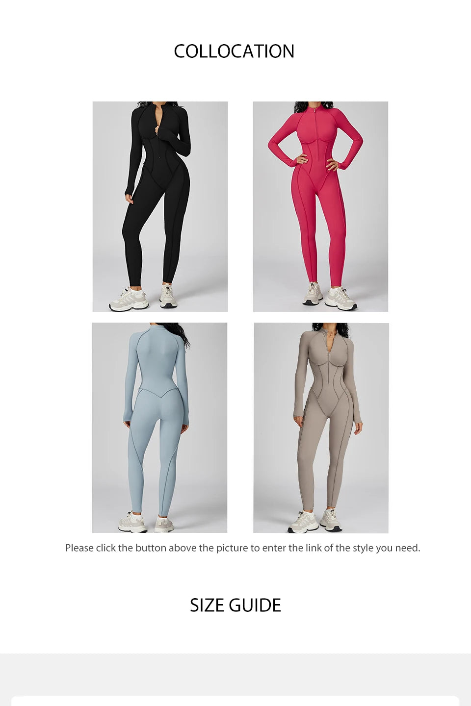 Women's Contrast Collar Half-Zip Bodysuit One-Piece High-Intensity Fitness Sports Jumpsuit Yoga Suit