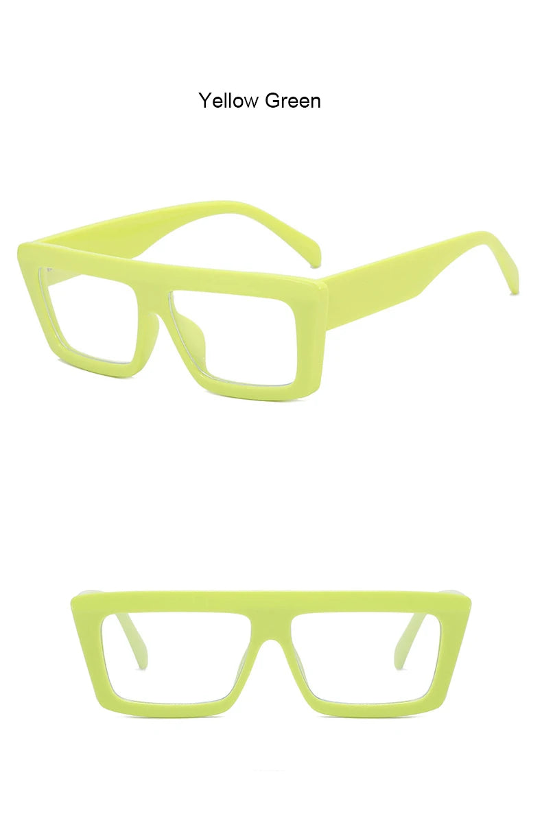 Retro Rectangle Reading Glasses Women 2025 Fashion Transparent Anti Blue Rays Female Eyeglasses Optical Eye Prescription 0 ~ +6