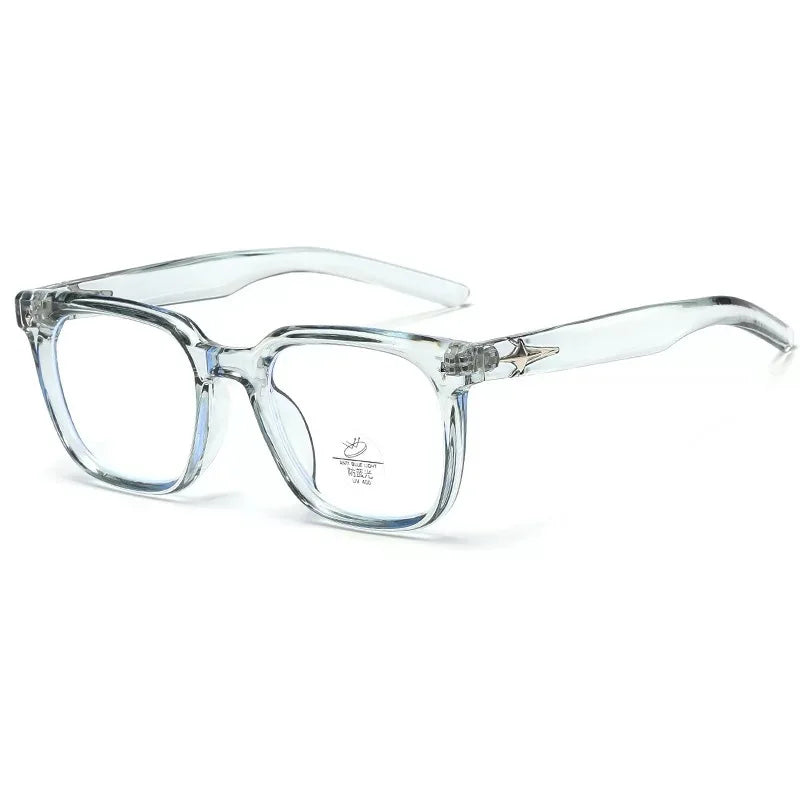 Classic Square Black Frame Glasses Blocking Blue Light Computer Optical Spectacle Eyewear Frame For Women&Men Retro