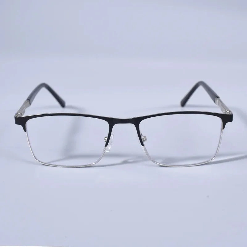 Double Color Oversize Frame Reading Glasses For Men And Women Anti blue Light High Quality Square Presbyopia Glasses+175
