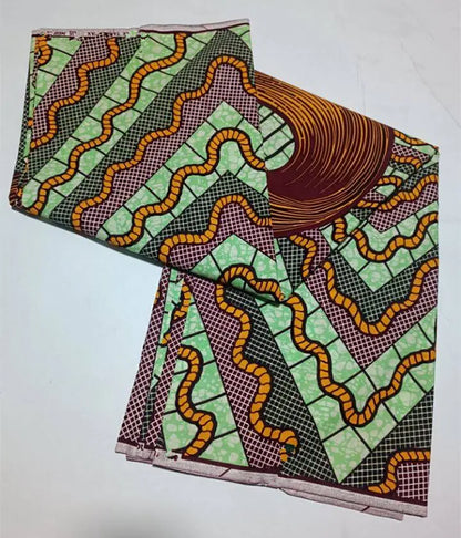 Style Pagne Guaranteed Veritable Original African Real Wax Fabric For Party Dresses Ankara Wax Print Fabric 100% Cotton Ghana