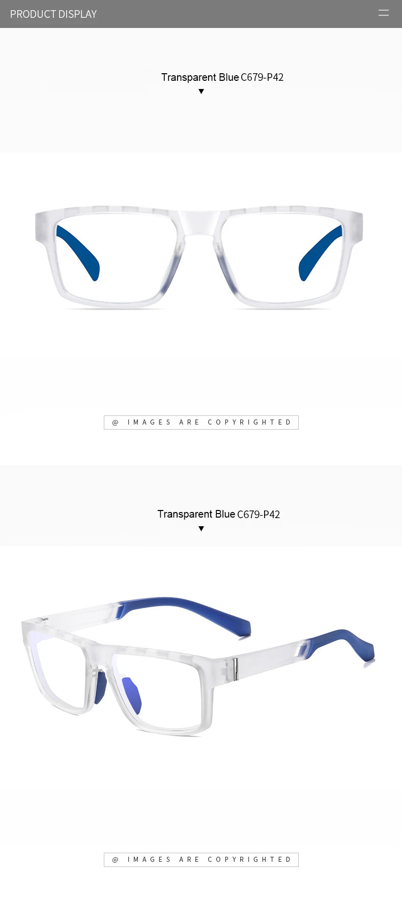 Men TR90 Anti Fog Eyeglasses Frame Blue Light Blocking Lenses Women Computer Glasses Prescription Myopia Reading Eyewear Frame