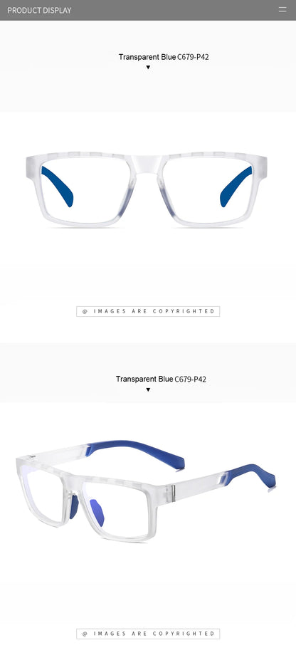 Men TR90 Anti Fog Eyeglasses Frame Blue Light Blocking Lenses Women Computer Glasses Prescription Myopia Reading Eyewear Frame