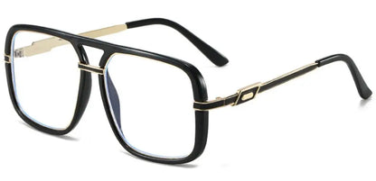 Oversize Square Designer Reading Glasses Women Luxury Brand Double Bridge Prescription Blocking Blue Light Presbyopic Eyeglasses