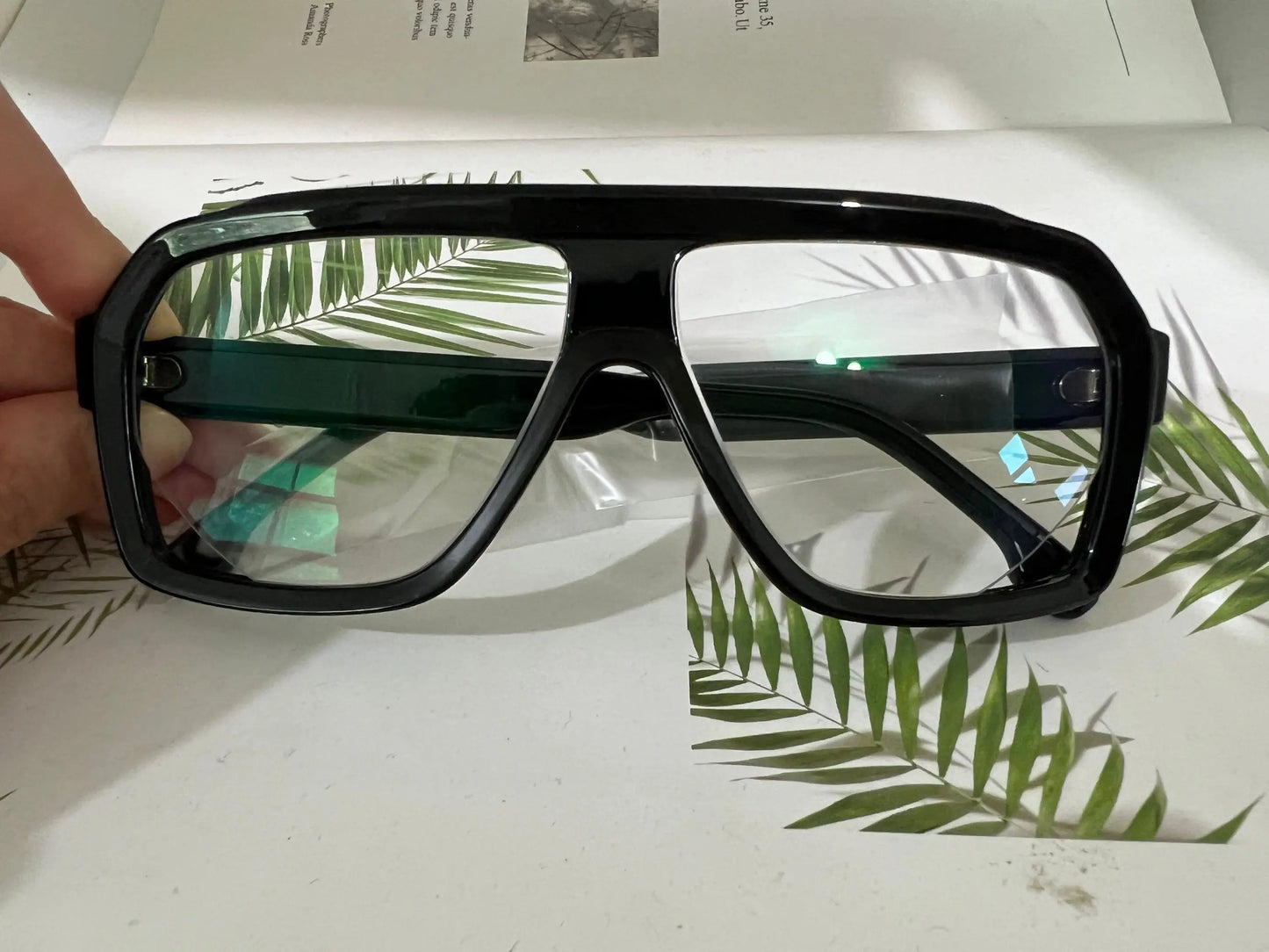 Retro Men Pilot Reading Glasses Fashion Brand Big Frame Anti Blue Light Presbyopia Eyeglasses Women Square Prescription Glasses