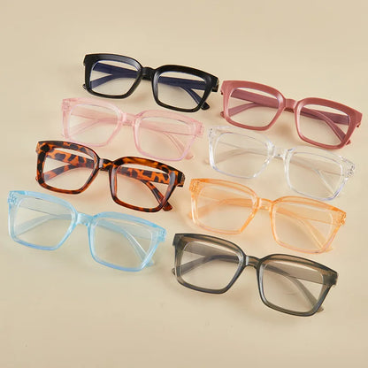 Transparent square Computer Glasses Frame Women Men Anti Blue Light Black Eyewear Blocking Glasses Optical Spectacle Eyeglass