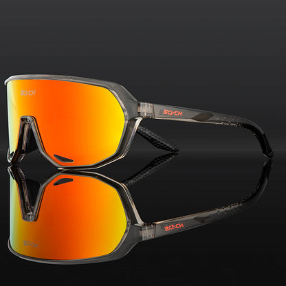 SCVCN Fashion Sports Running Glasses Outdoor Bicycle Drive Hiking Sunglasses Men MTB Cycling Sunglasses Women Road Bike Glasses