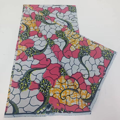 Ankara Wax Fabric 2024 High Quality African Wax Print Fabric 100% Cotton African Guaranteed Veritable Real Wax For Dresses
