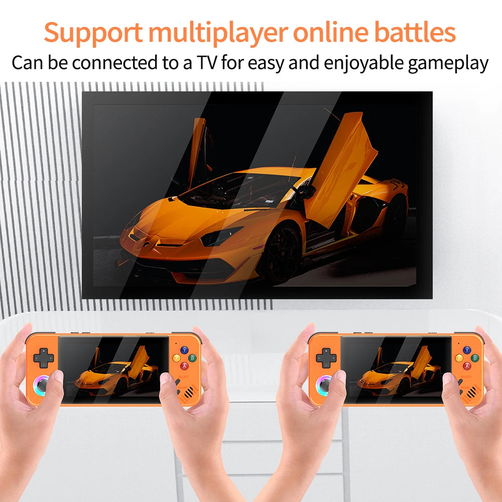 2026 M41P Retro Handheld Game Console Pocket 4.2 Inch IPS Built-in 30+ Emulators Portable Video Game Player 4K HD TV Output