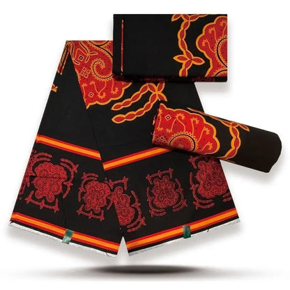 Veritable Super V Real Wax Guaranteed Wax Printed Real Dutch Hollandais Loincloth African Dress 100% Cotton Fabric 6 Yards Batik