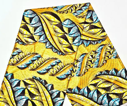 Latest African Grand Golden Wax Fabric Super Good Quality Women Pagne Flash Cotton Prints Batik Ankara Glitter Tissus 6yards