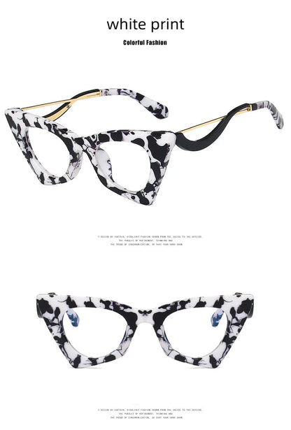 High Quality Brand Design Cat Eye Blue Light Blocking Computer Hyperopia Women Reading Glasses Diopter +0.5 1.5 2.0 2.5 3.5 6.0