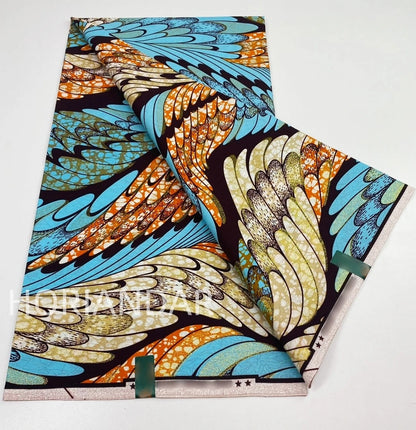 2026 Grand Super Original African Wax Fabric High Quality Nigerian Print Ankara Fabric For Sewing 6 Yard Women Dress 100% Cotton