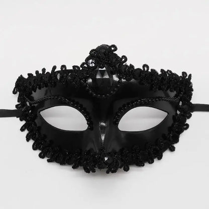 1 Pc Venetian Masquerade Mask Women Eye Mask Cosplay Prom Props Nightclub Face Mask Party Needs Accessory