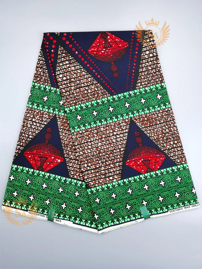 2024 New Hot Sale African Wax Veritable Wax Guaranteed Real High Quality wax print fabric Pagne African Ankara abc