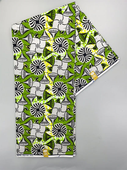 Newest Grand African Wax Glitter Glam Fabric 100% Cotton Ankara Batik Material Pagne Wax Gold Print Sewing Party Dress