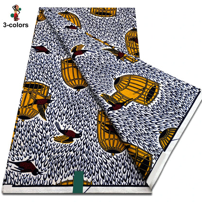 2025 Veritable Wax Guaranteed Real Wax Print Fabric dutch hollandais Pagne African Wax Fabric 6 yards