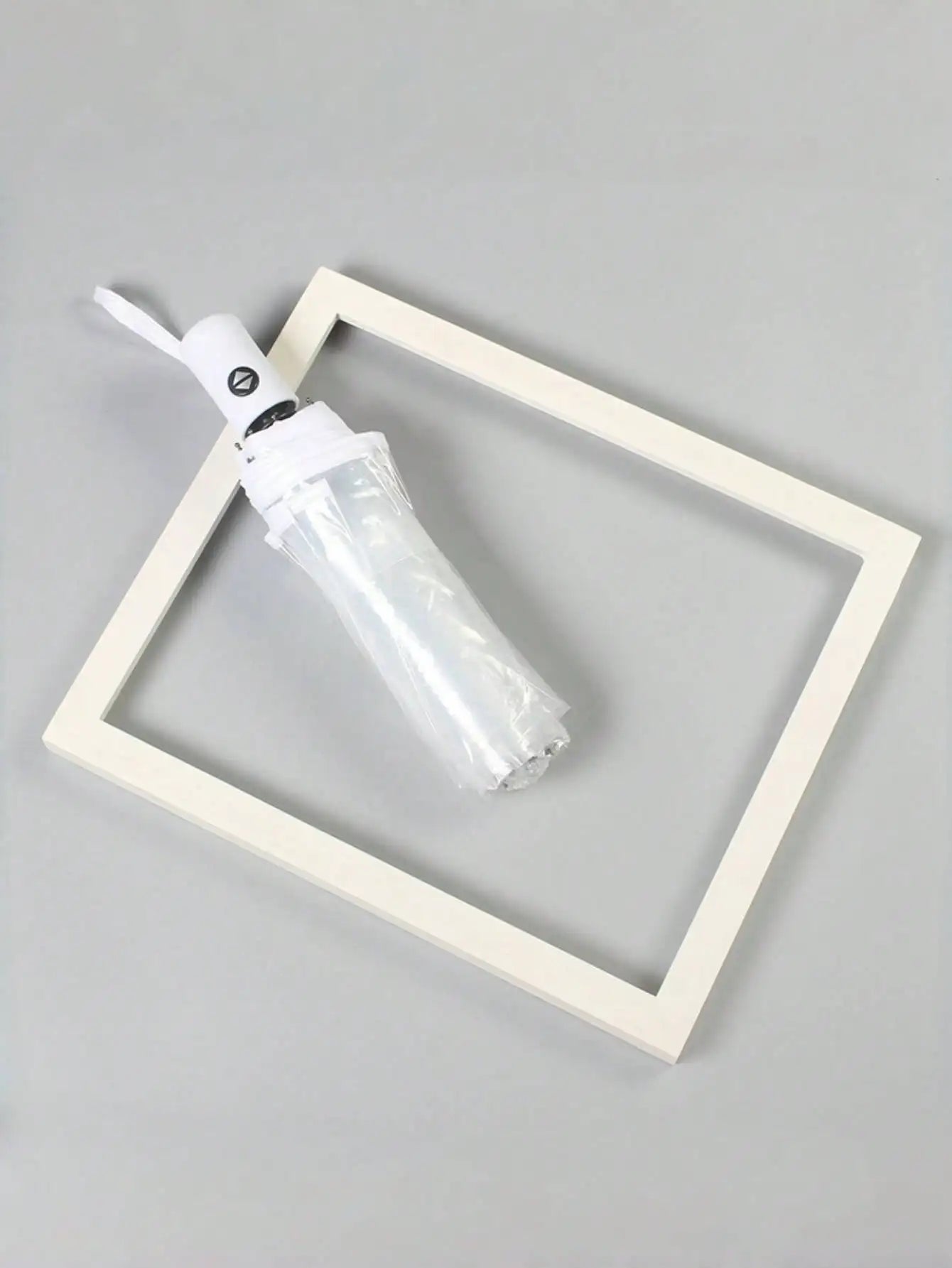 1PC Transparent Automatic Folding Umbrella | 8-rib Wind-Resistant Design | Essential for Commuters and Travelers