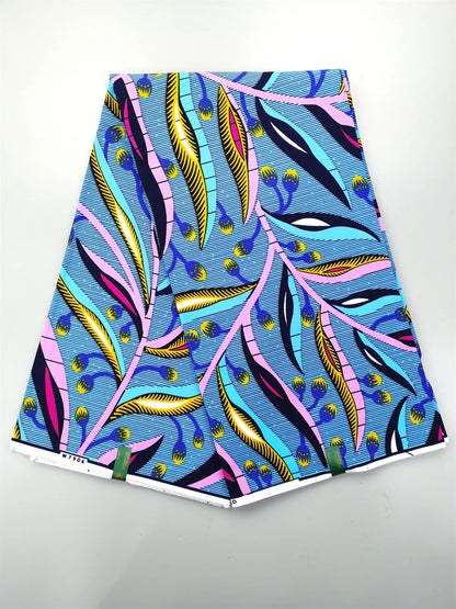 Dutch Ankara Wax Print Fabric High Quality Wax African Hollandais Fabric 100% Cotton Soft African Veritable Real Wax for Dress