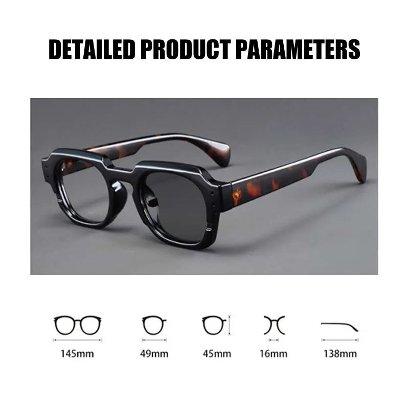 Photochromic Reading Glasses Stylish Oversized Frames Grey-tinted Presbyopia Glasses Trendy Eye Protection for Men and Women