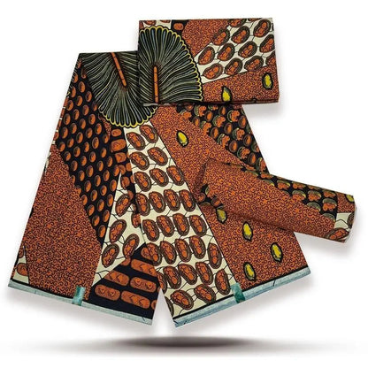 Style Pagne Guaranteed Veritable Original African Real Wax Fabric For Party Dresses Ankara Wax Print Fabric 100% Cotton Ghana