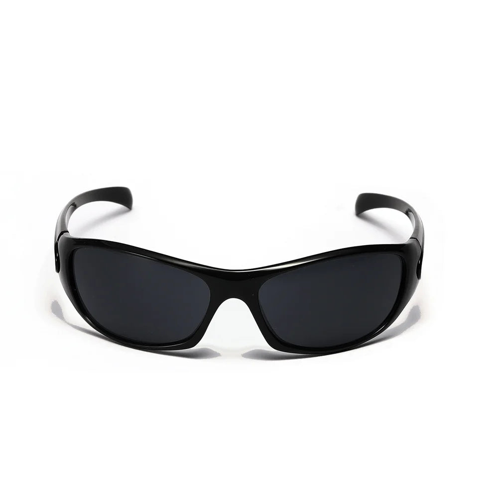 Y2K Silver Sunglasses Color Hollowed Out Future Sense Of Technology Hot Girls Net Red Sunglasses Women Sunglasses Trendy Men