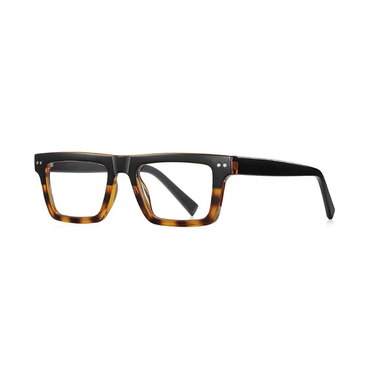 57176 Fashion Optical Spectacle Frames Men Popular Spring Hinge Glasses Frame Women Trend Square Transparent Eyeglass